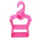 Organize Your 14" Doll's Wardrobe with our Set of 6 Doll Clothes Hangers